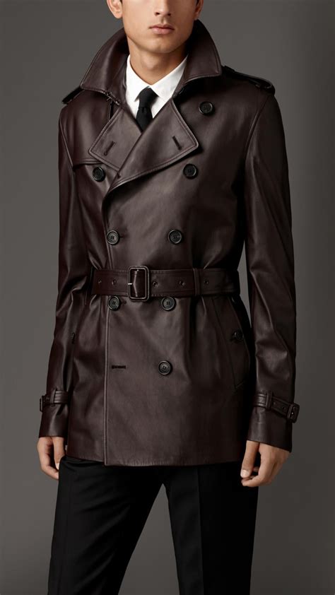 burberry leather coat for boys|classic burberry jacket.